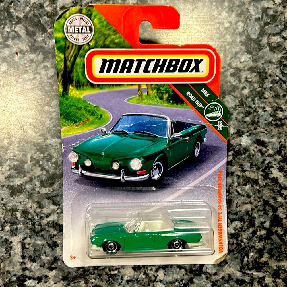 Green Karmann Ghia Matchbox